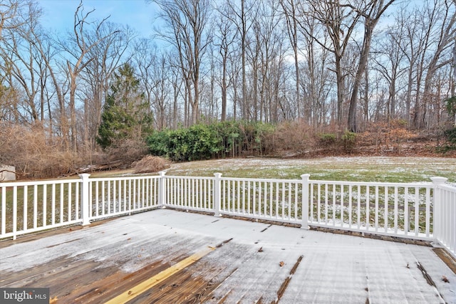 view of deck