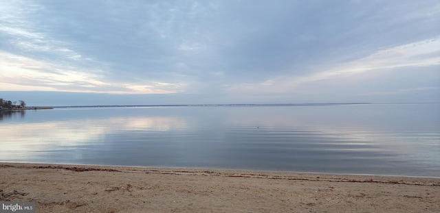 property view of water with a view of the beach