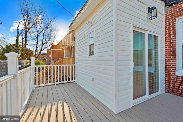 view of deck