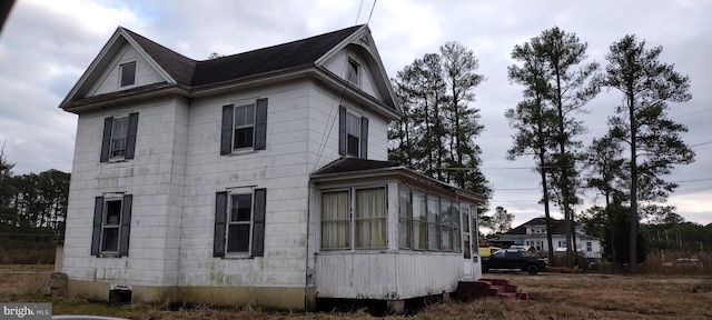 view of side of home