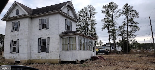 view of property exterior