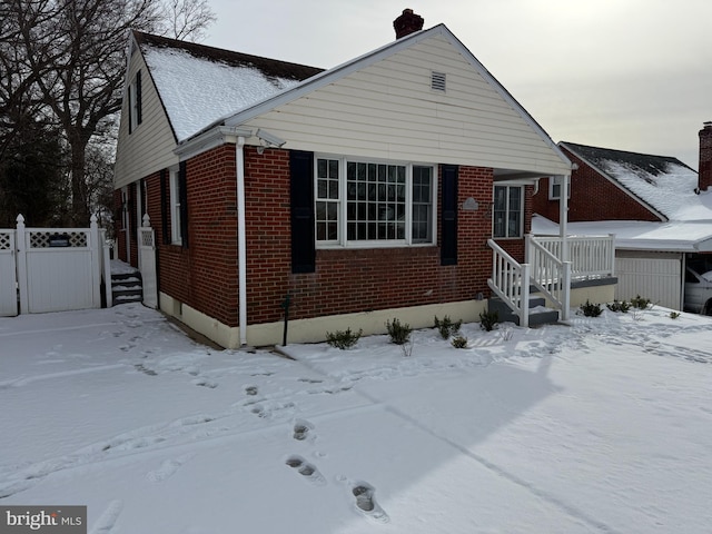 view of front of home