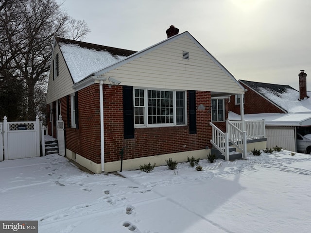 view of bungalow-style house