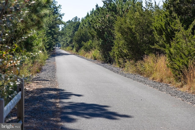 view of road