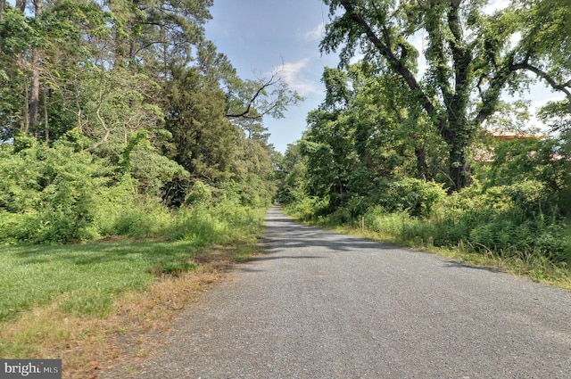 view of road