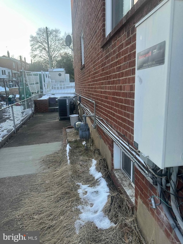 view of home's exterior featuring central AC unit