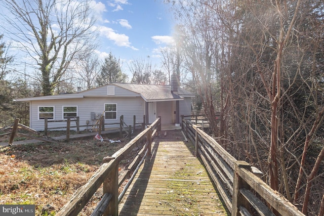 view of rear view of house