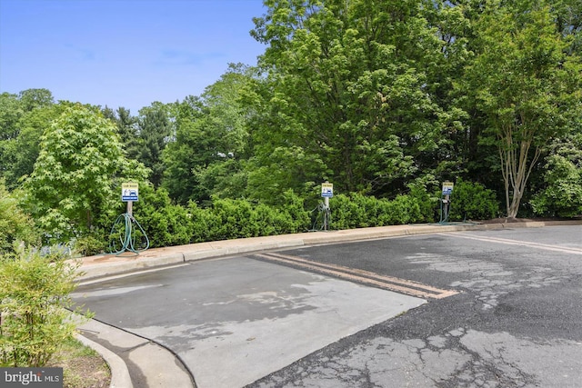 view of uncovered parking lot