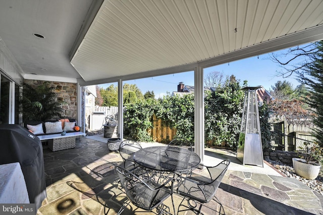 view of patio / terrace with grilling area