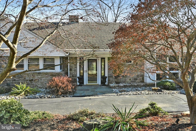 view of front of home