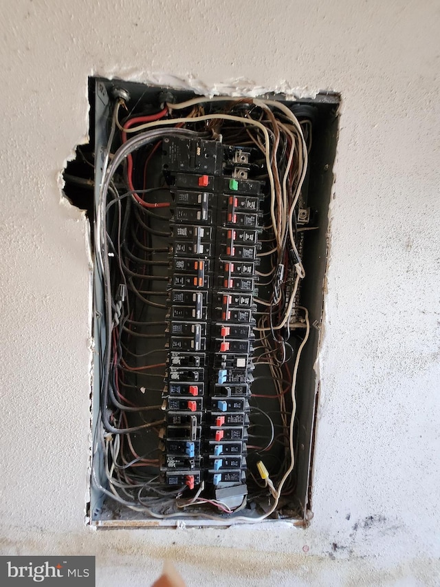 utility room featuring electric panel