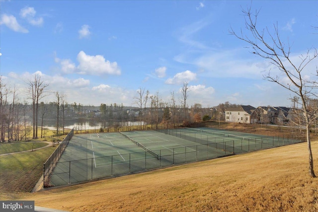 view of sport court