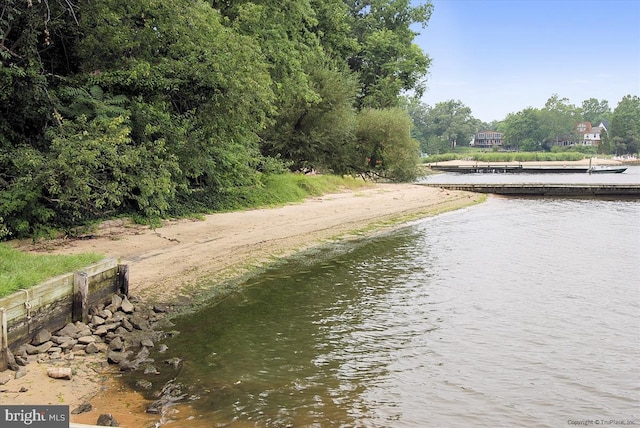 property view of water