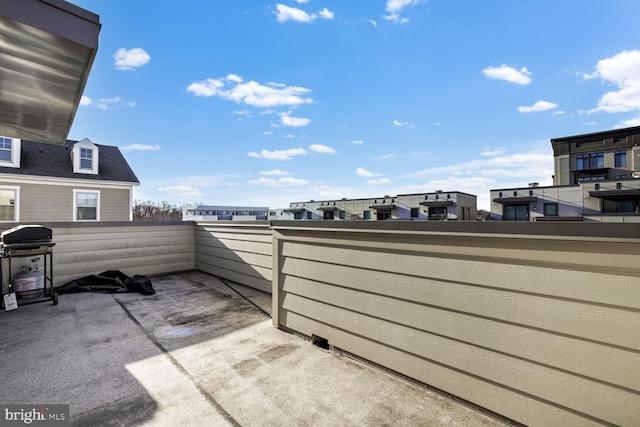 view of patio / terrace featuring grilling area