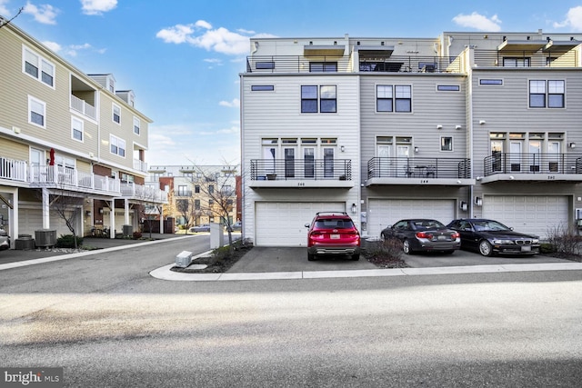 exterior space featuring central AC unit