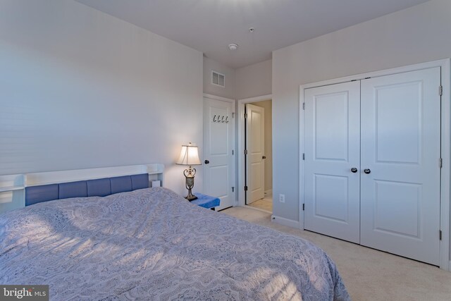 627 Halsey Way, Oxon Hill, MD 20745 - carpeted bedroom featuring a closet and baseboards