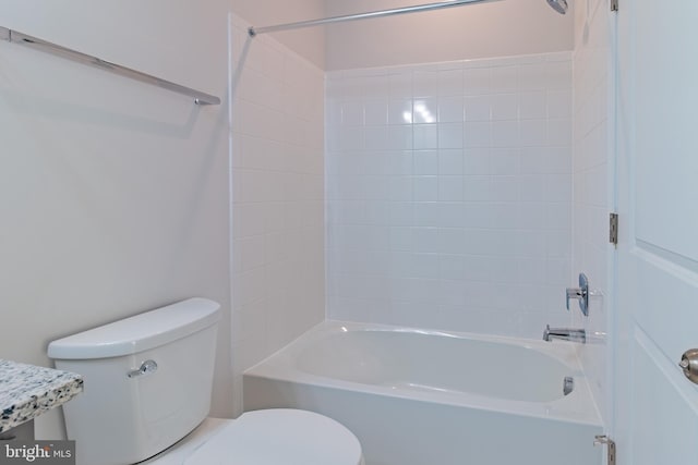 bathroom with  shower combination and toilet