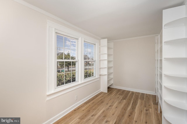 interior space featuring light hardwood / wood-style flooring