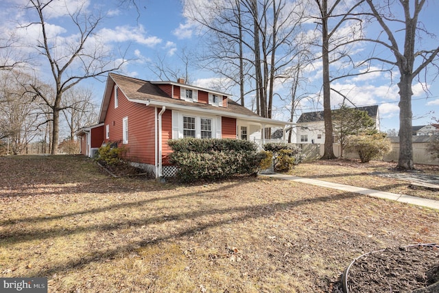 view of front of property