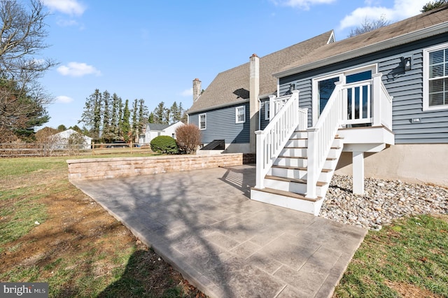 exterior space featuring a patio