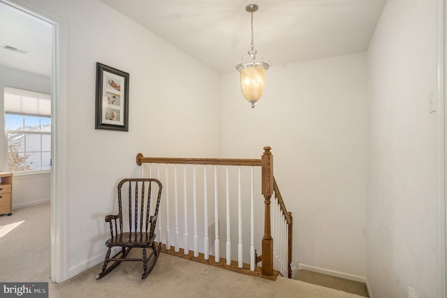 interior space with carpet floors