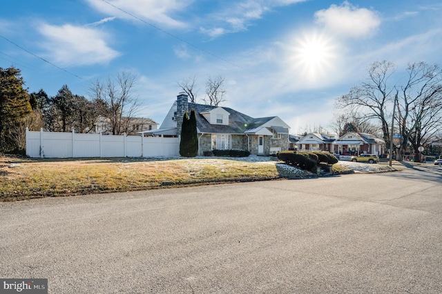 view of front of home