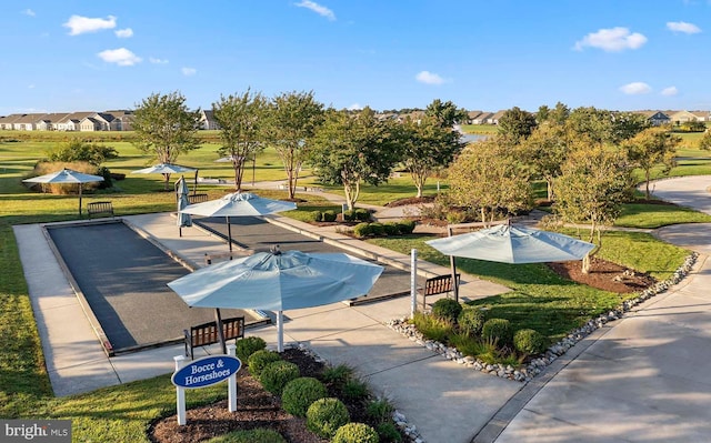 view of pool