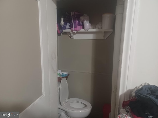 bathroom with toilet