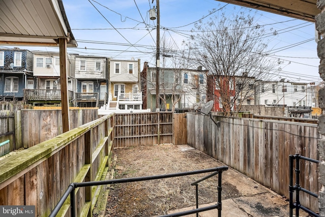 2348 Sidney Ave, Baltimore, MD 21230 - fenced backyard featuring a residential view