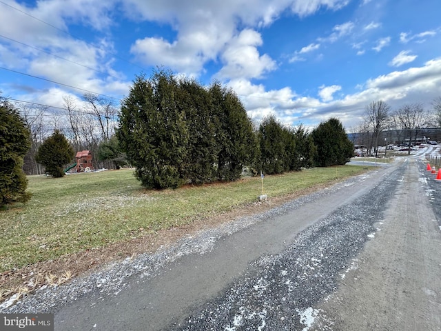 view of road