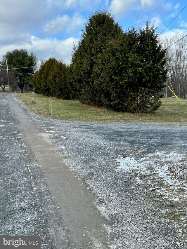 view of road