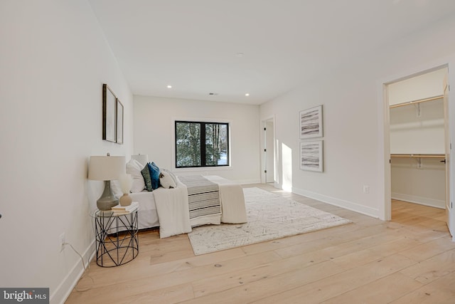 interior space featuring light hardwood / wood-style flooring