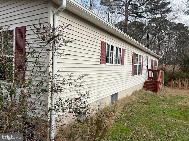 view of side of property