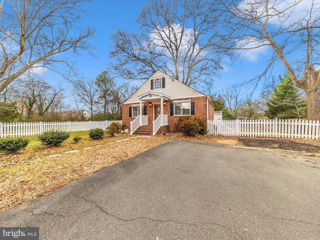 view of front of home