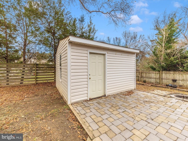 view of outbuilding