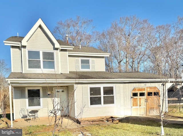 view of front of property