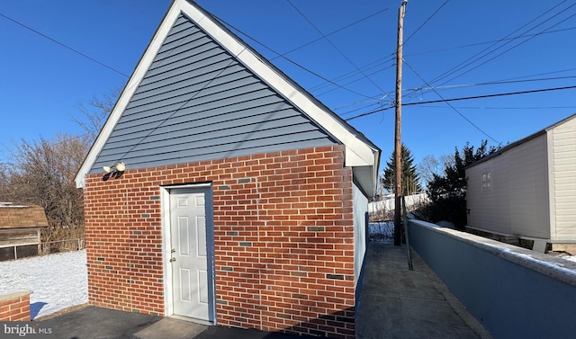 view of outbuilding