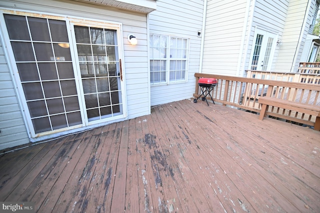 view of deck