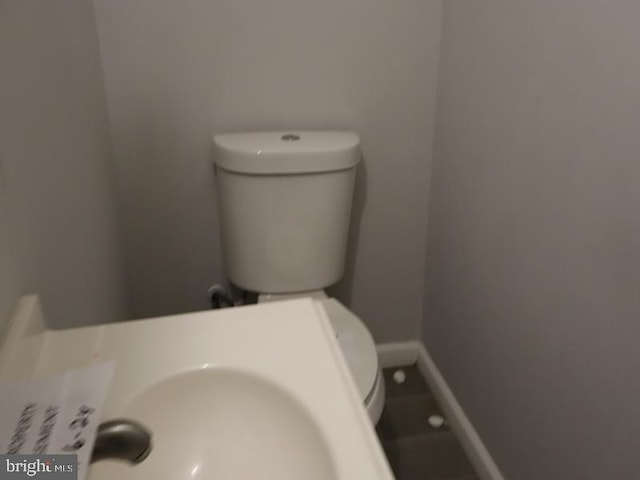 bathroom with toilet