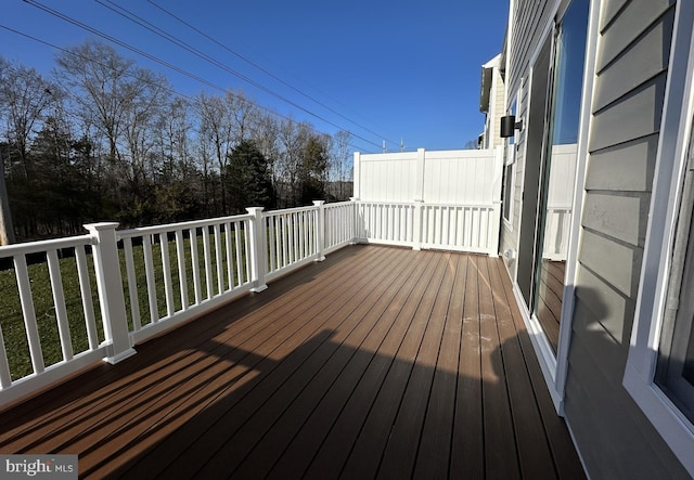 view of deck