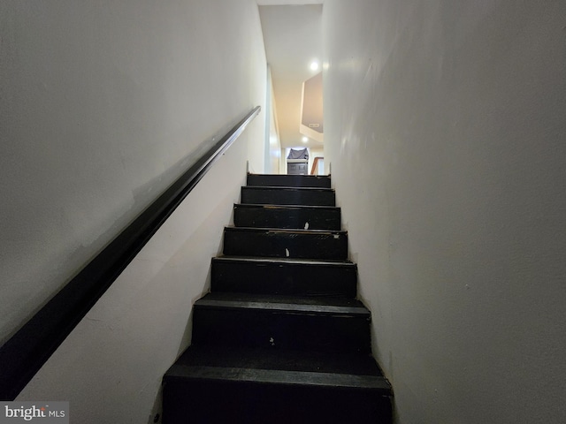 view of stairs