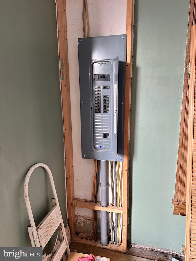 utility room featuring electric panel