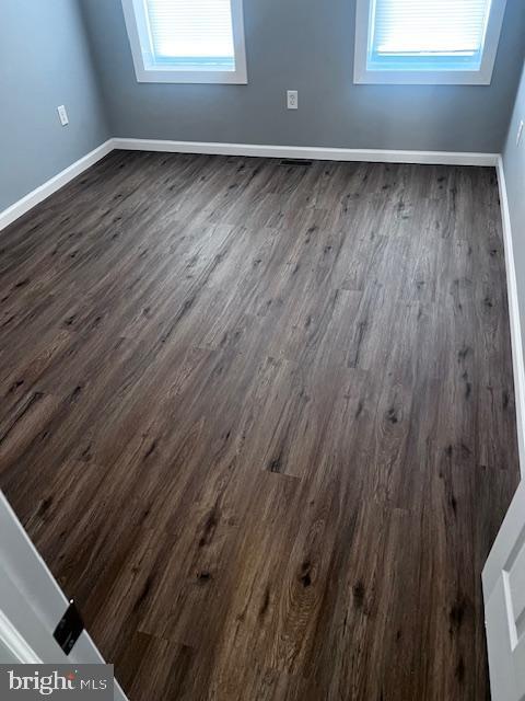 interior space with wood-type flooring