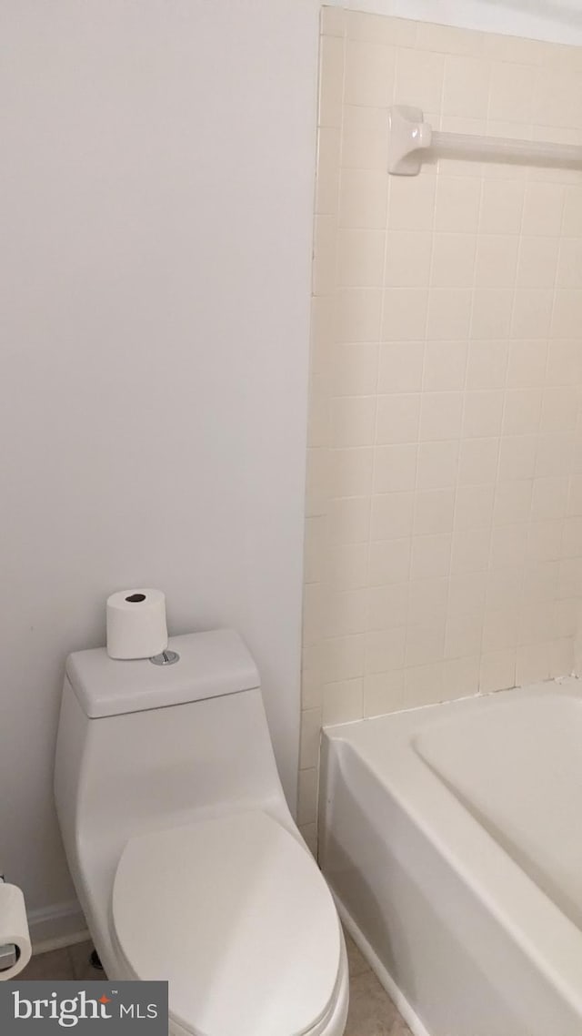 bathroom featuring toilet