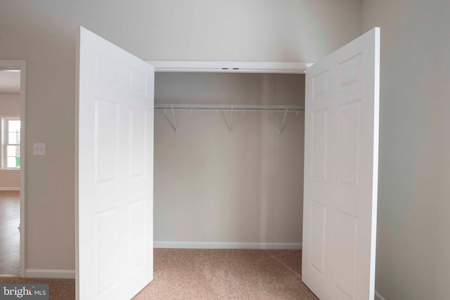 view of closet