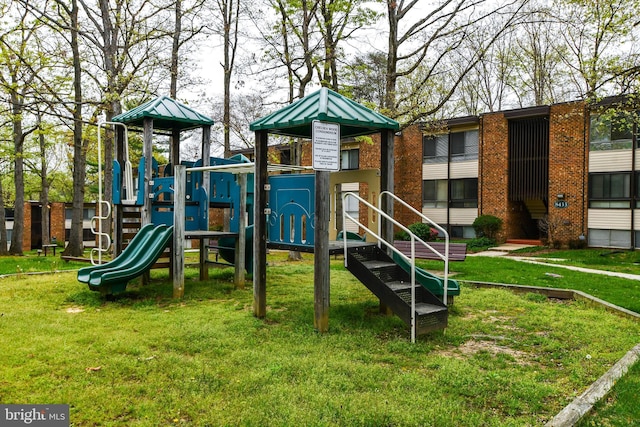 view of jungle gym