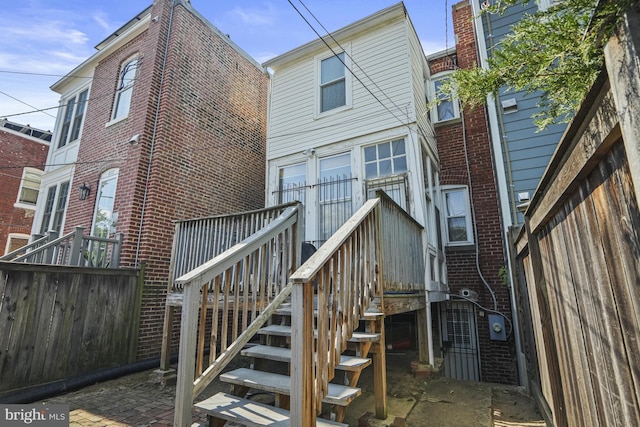 view of rear view of house