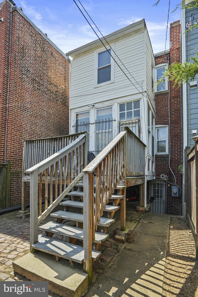 view of rear view of house