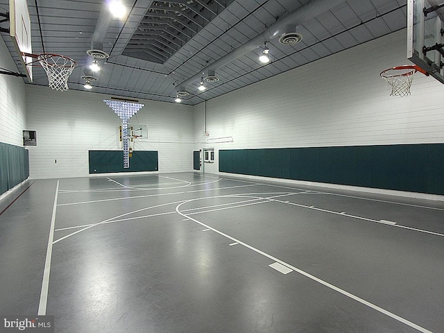 view of sport court