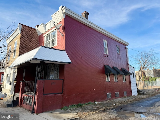 view of side of home